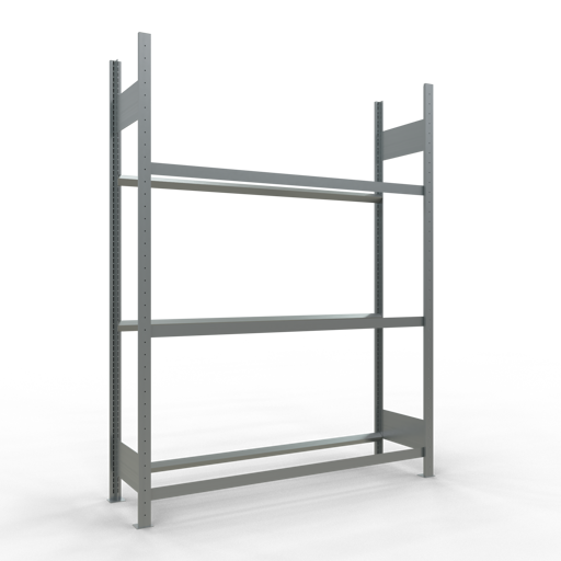 SCHULTE Grundregal, Räder-/Reifenregal, 2000 x 1500 x 400 mm (HxBxT), verzinkt, 3 Lagerebenen á 150 kg Fachlast pro Ebene