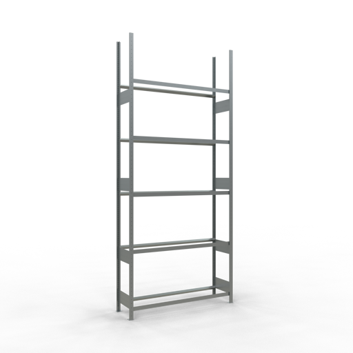 SCHULTE GR, Räder-/Reifenregal, 3500 x 1500 x 400 mm, verzinkt, 5 Lagerebenen á 150 kg Fachlast pro Ebene