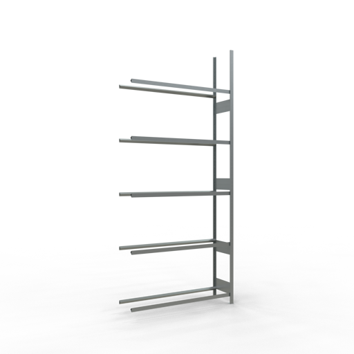 SCHULTE AR, Räder-/Reifenregal, 3500 x 1500 x 400 mm, verzinkt, 5 Lagerebenen á 150 kg Fachlast pro Ebene