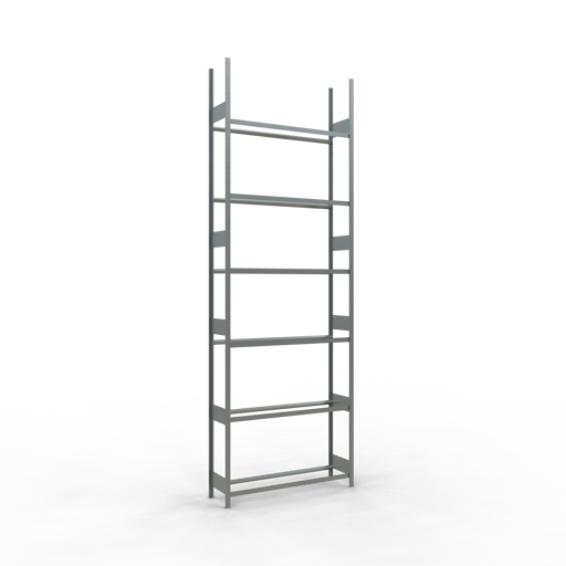 SCHULTE GR, Räder-/Reifenregal, 4500 x 1500 x 400 mm, verzinkt, 6 Lagerebenen á 150 kg Fachlast pro Ebene