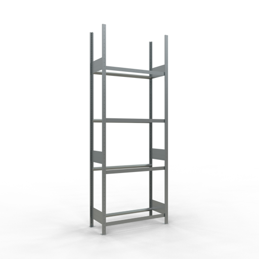 SCHULTE Grundregal, Räder-/Reifenregal, 2750 x 1000 x 400 mm (HxBxT), verzinkt, 4 Lagerebenen á 150 kg Fachlast pro Ebene