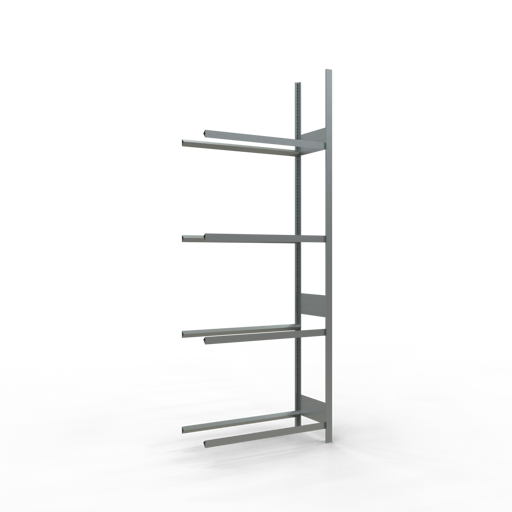 SCHULTE Anbauregal, Räder-/Reifenregal, 2750 x 1000 x 400 mm (HxBxT), verzinkt, 4 Lagerebenen á 150 kg Fachlast pro Ebene