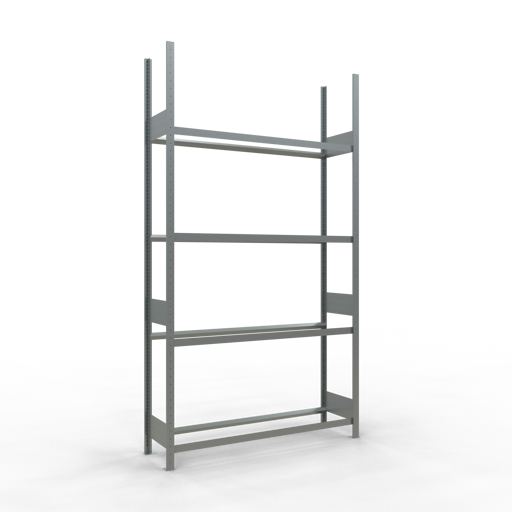 SCHULTE Grundregal, Räder-/Reifenregal, 2750 x 1500 x 400 mm (HxBxT), verzinkt, 4 Lagerebenen á 150 kg Fachlast pro Ebene