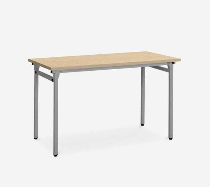 Klapptisch 4-Fuß 750mm hoch - Gestell: Weißaluminium, 1600 x 800 mm
