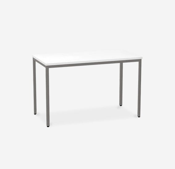 Besprechungstisch - Gestell Weißaluminium (RAL 9006) - in verschiedenen Größen