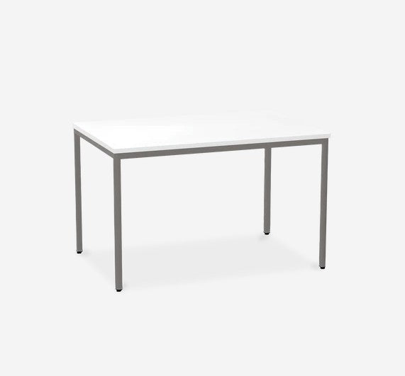 Besprechungstisch - Gestell Weißaluminium (RAL 9006) - in verschiedenen Größen