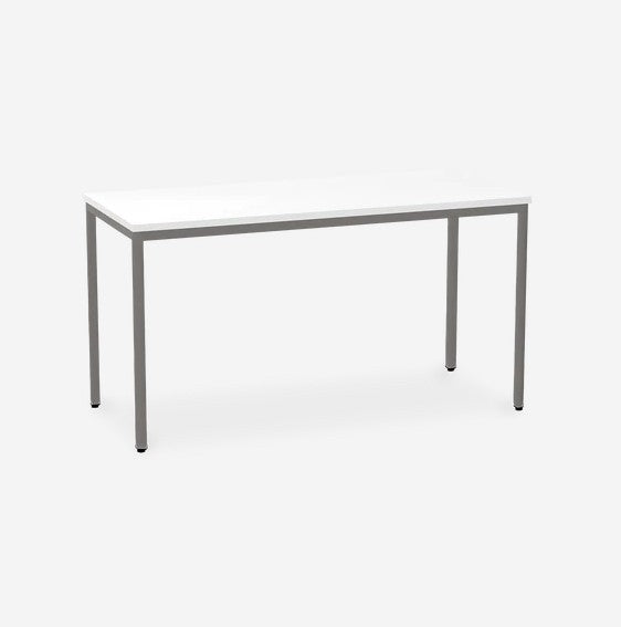 Besprechungstisch - Gestell Weißaluminium (RAL 9006) - in verschiedenen Größen