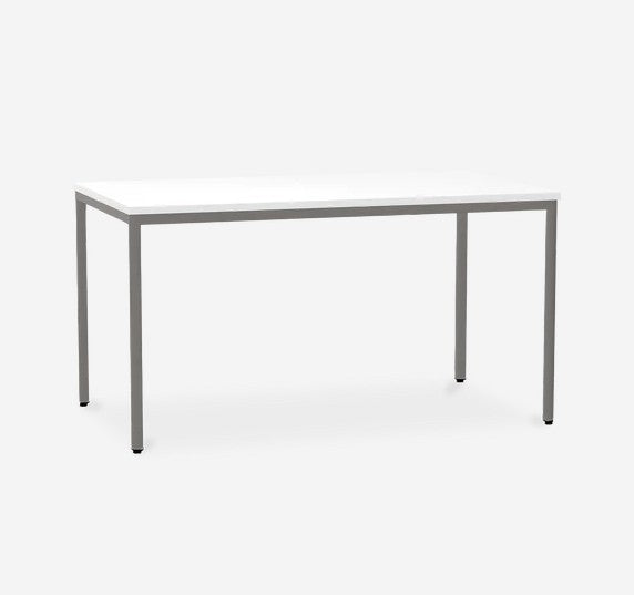 Besprechungstisch - Gestell Weißaluminium (RAL 9006) - in verschiedenen Größen