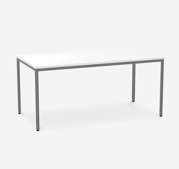 Besprechungstisch - Gestell Weißaluminium (RAL 9006) - in verschiedenen Größen