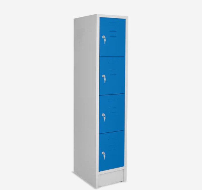 Fächerschrank Franka -1 Abteil 300/400 mm, 4 Fächer übereinander