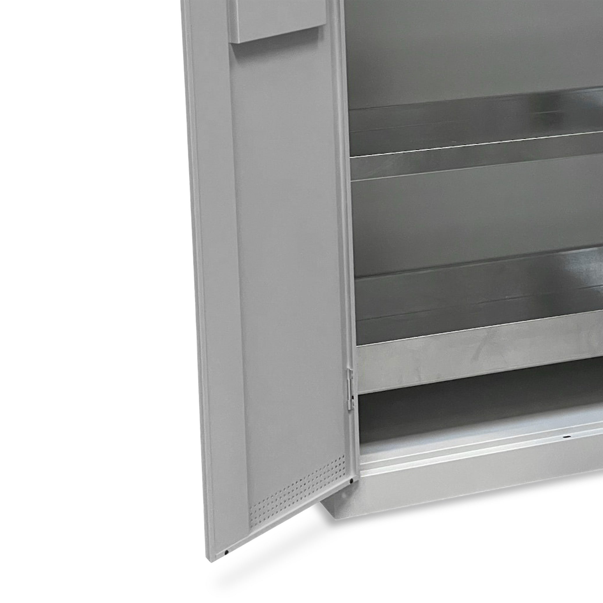 Umweltschrank BxTxH 500 x 500 x 1950 mm mit 4 Wannen